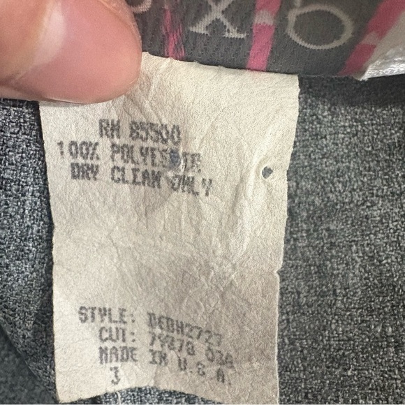 Vtg XOXO Y2K 2000's Mini skirt Gray Juniors Sz 3 A Line - Picture 6 of 6